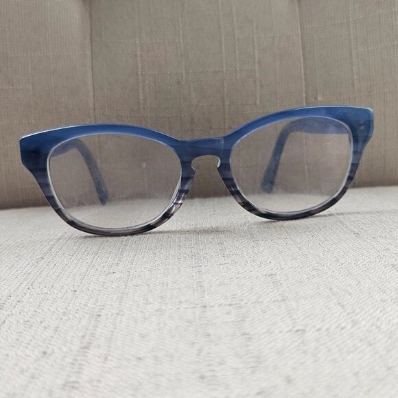 Modo Women Eyeglasses Frame Blue Tone Mod.6033 Glasses Eye Wear Made Japan - Picture 3 of 12